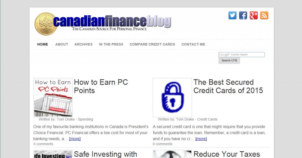 Canadian Finance Blog